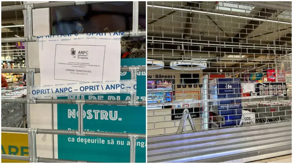 ANPC a închis aproape toate restaurantele din Mall Băneasa ANPC a închis aproape toate restaurantele din Mall Băneasa