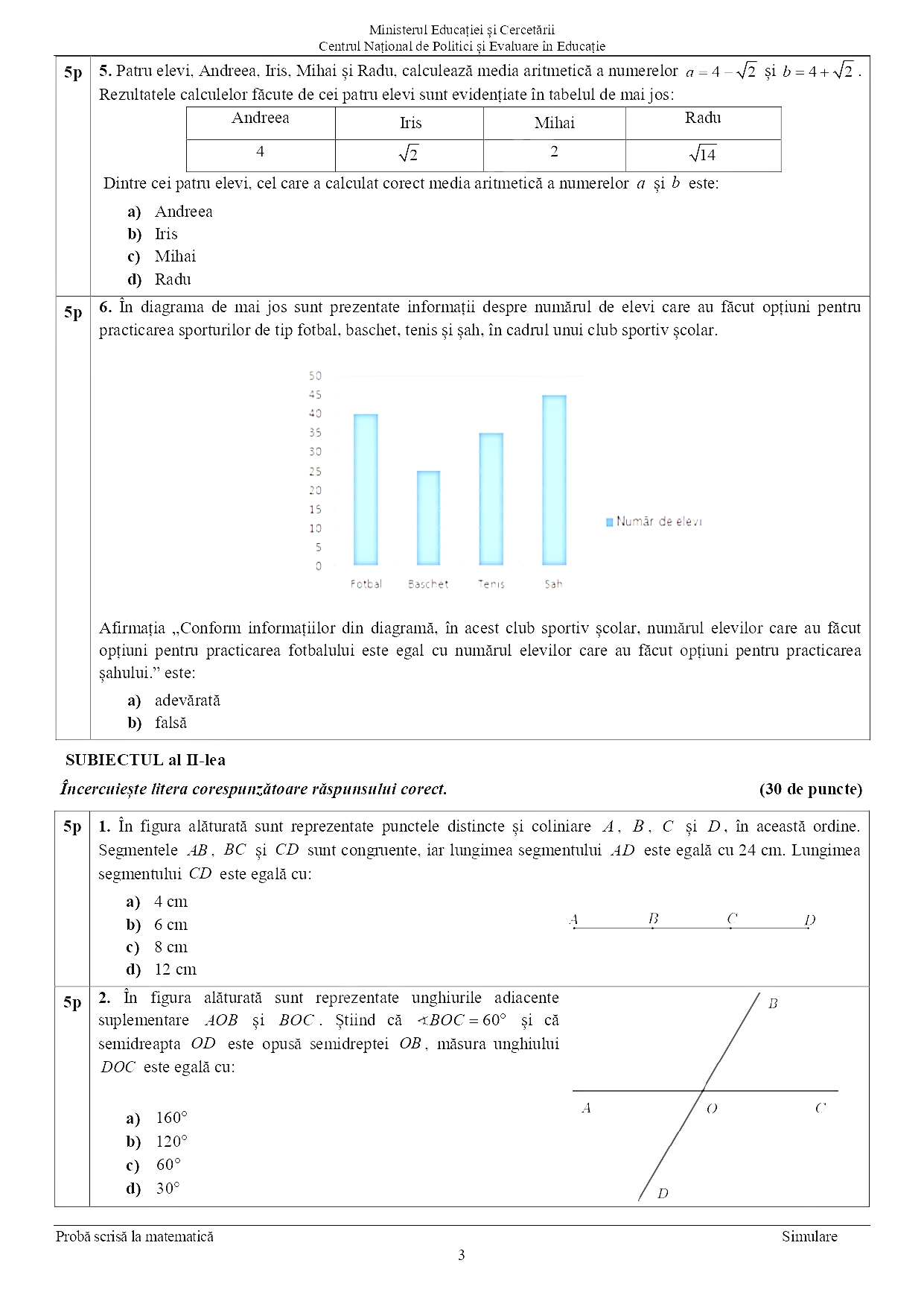 Subiecte Matematică – Evaluarea Națională 2025. Elevii au avut un tetraedru regulat la geometrie în spațiu la Subiectul 3 | Oficiul de Știri Subiecte Matematică – Evaluarea Națională 2025. Elevii au avut un tetraedru regulat la geometrie în spațiu la Subiectul 3 | Oficiul de Știri
