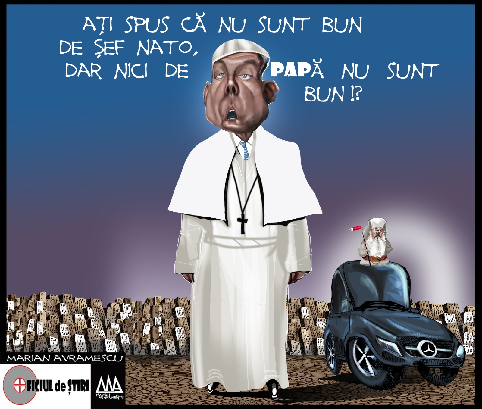 După ce a ratat postul de secretar general al NATO, Iohannis ar putea candida la funcția de papă