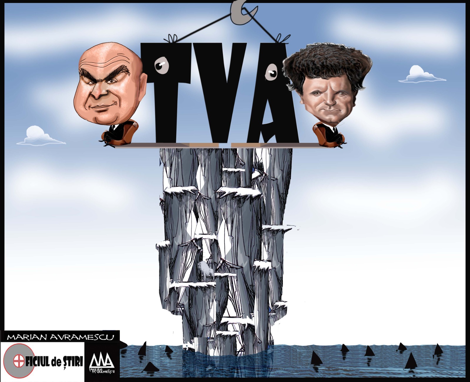 Iohannis, golf; Nicușor Dan, curling la Bolojan