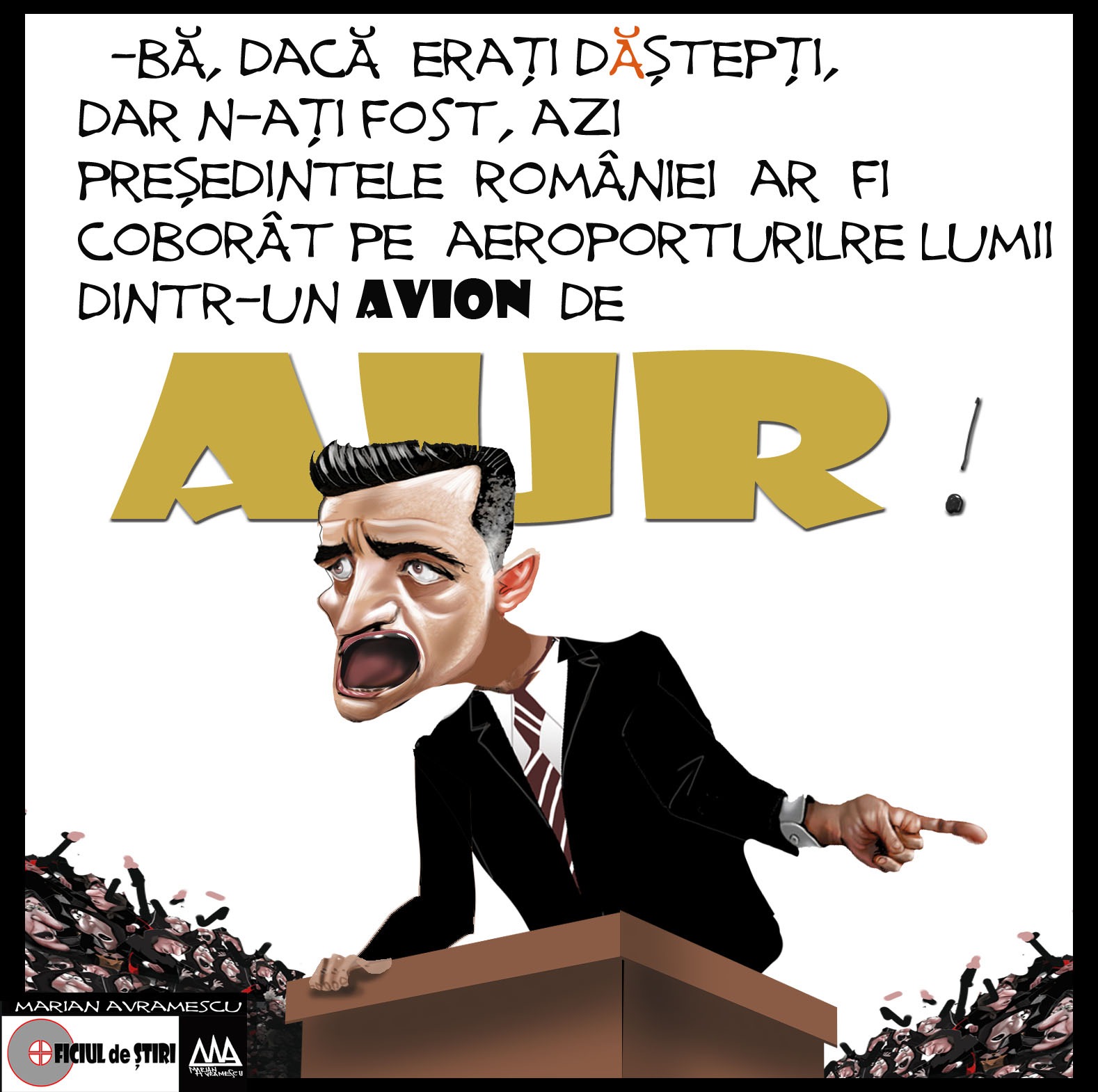 George, fă-te că lucrezi pentru români!