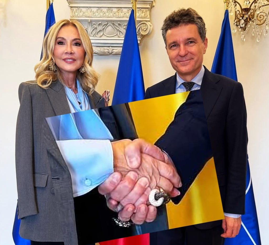 Reacții amuzante după întâlnirea dintre Anastasia Soare și Nicușor Dan: "De ce vrea să-i rupă mâna?!" Reacții amuzante după întâlnirea dintre Anastasia Soare și Nicușor Dan: "De ce vrea să-i rupă mâna?!"