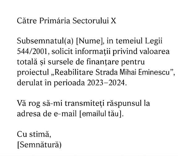 Cum poți cere informații de la primărie – Legea 544/2001 Cum poți cere informații de la primărie – Legea 544/2001