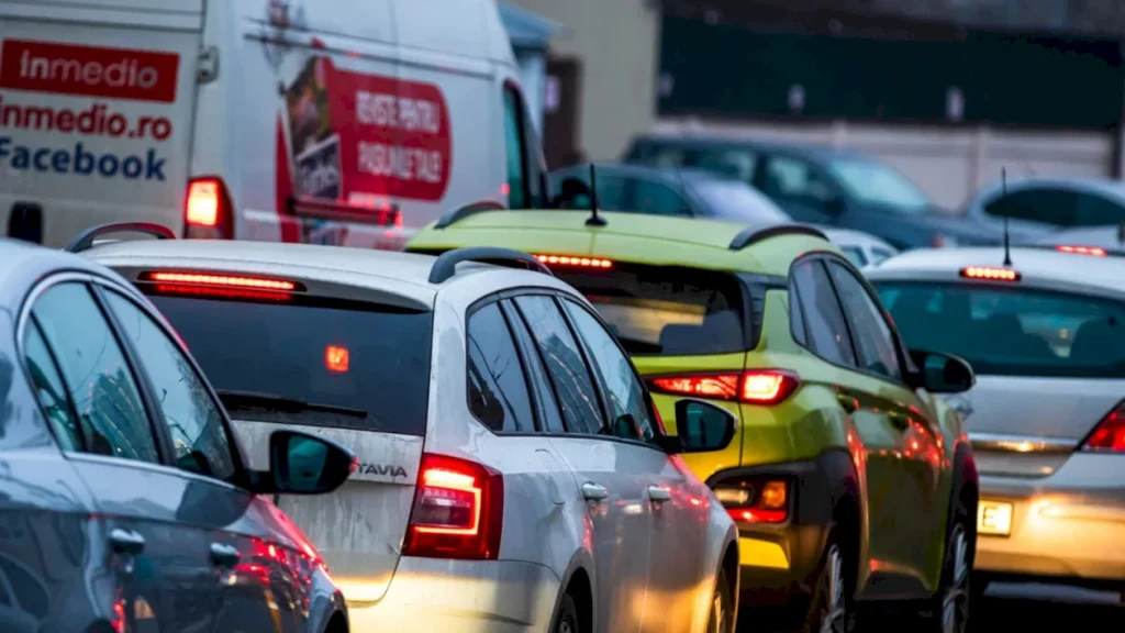 Traficul din București și străzi blocate