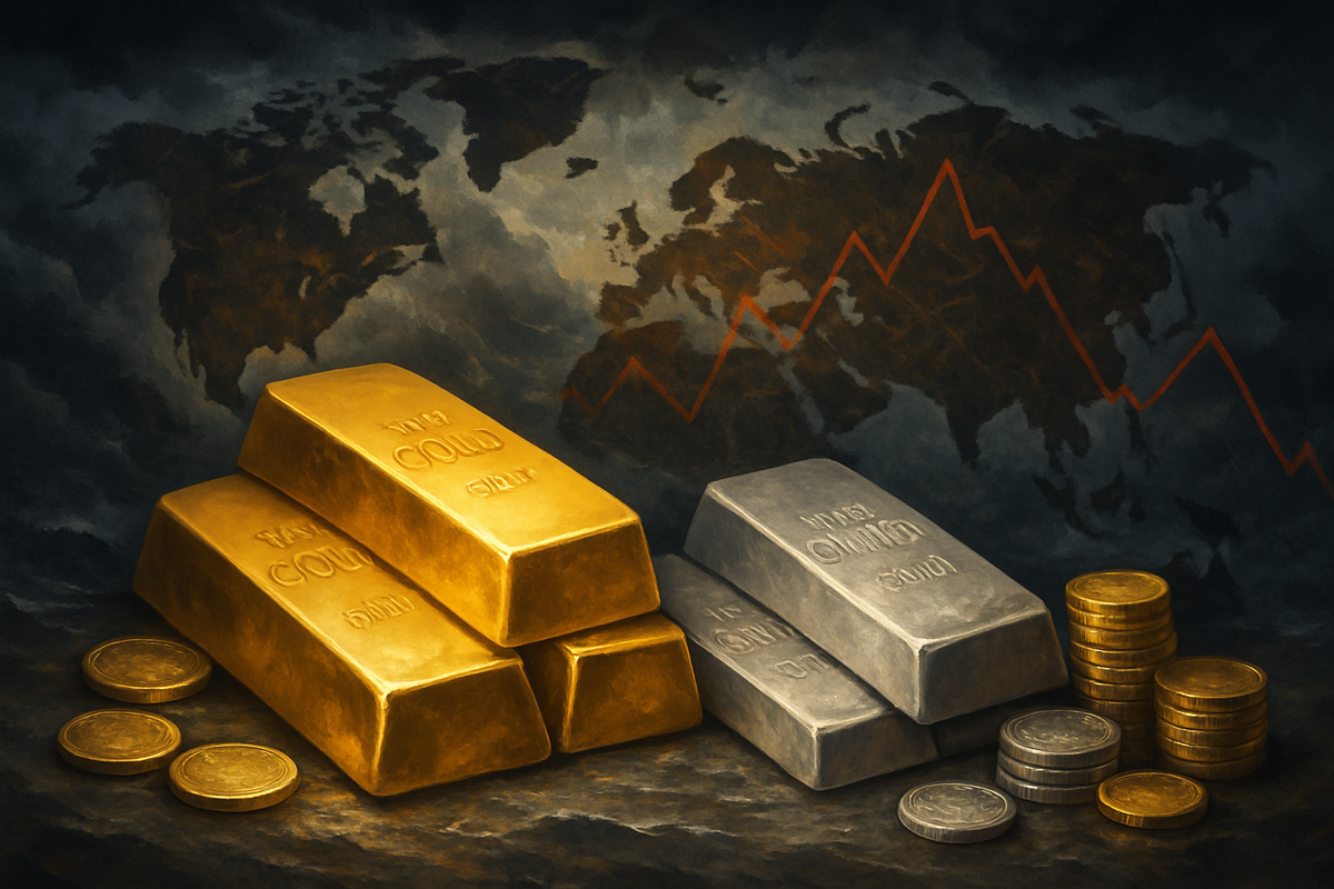 Aurul și argintul strălucesc în întuneric: Refugiul financiar din vremuri tulburi | VIDEO