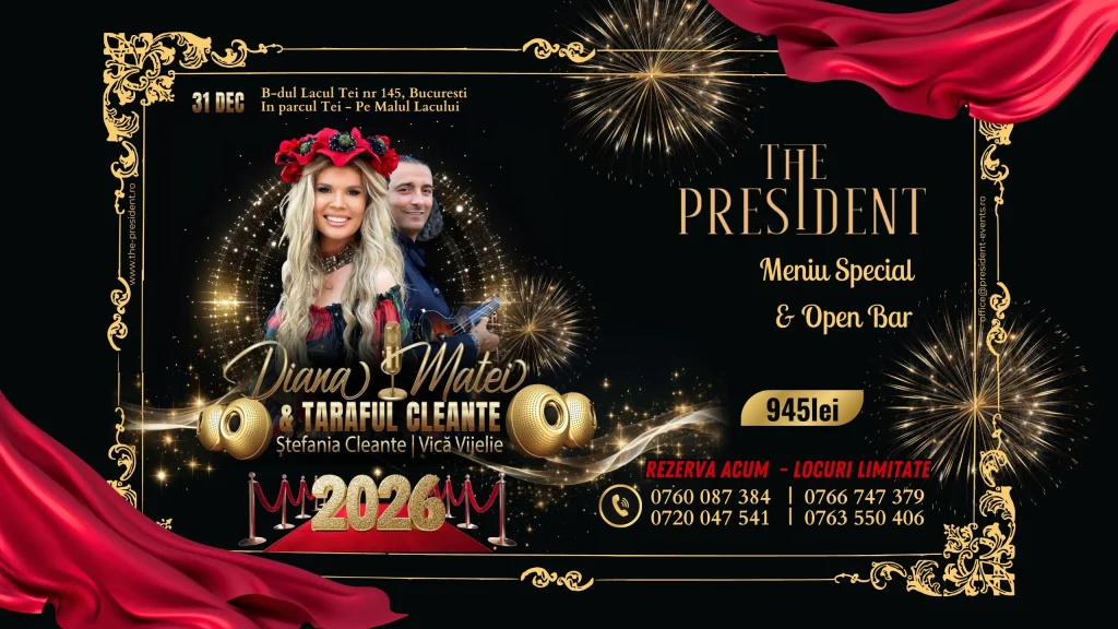 Revelion 2026 în București. Cele mai frumoase petreceri de pe 31 decembrie 2025 - prețuri și meniu Revelion 2026 în București. Cele mai frumoase petreceri de pe 31 decembrie 2025 - prețuri și meniu